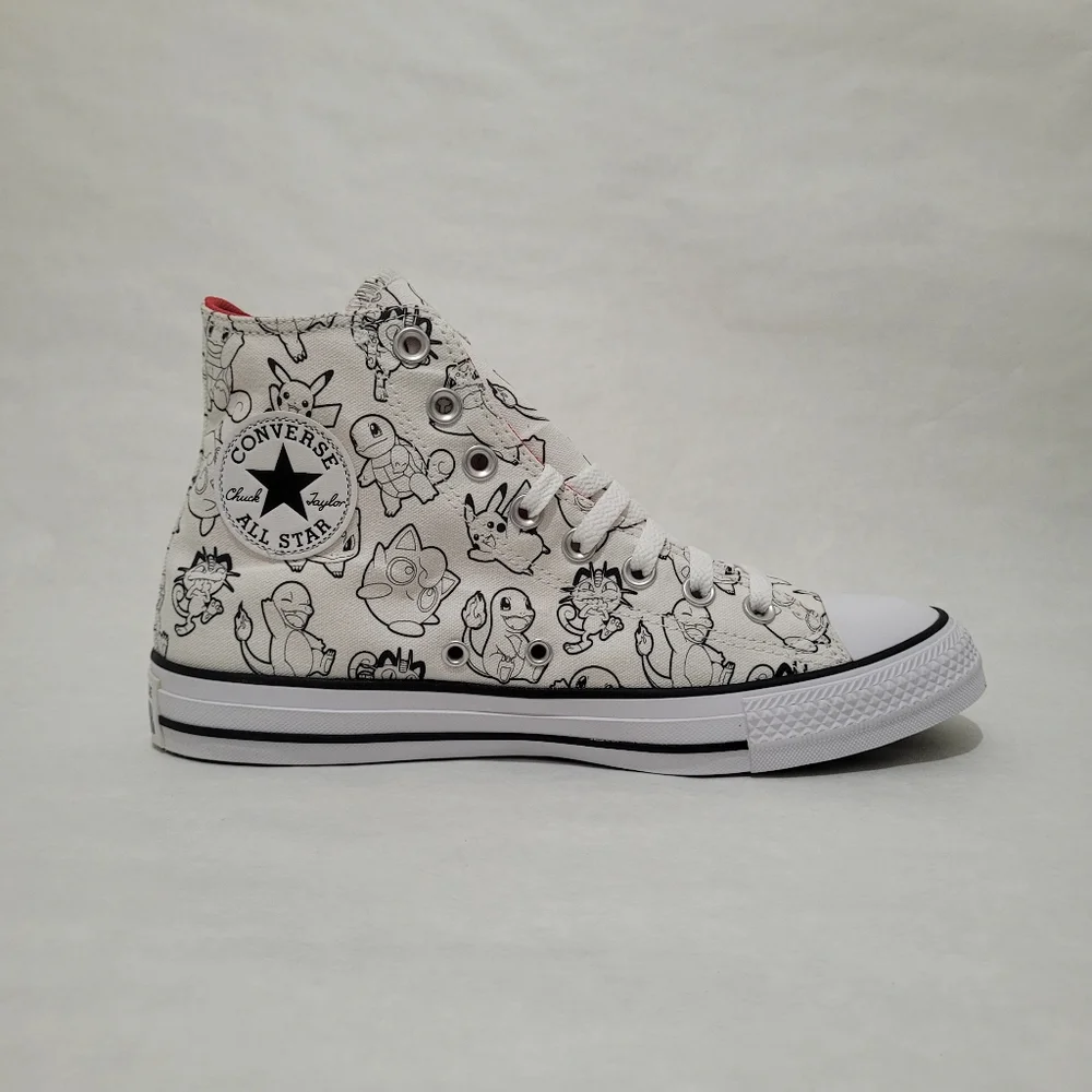 Converse Chuck Taylor All Star Pokémon Poke Ball High Top Sneakers - Picture 13 of 16